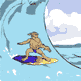 Jouer à Surf Point Blue