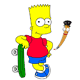 Coloriage de Bart Simpson