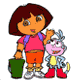 Coloriage de Dora l' Exploratrice