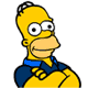 Coloriage de Homer Simpson