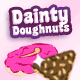 Jeu flash Dainty Doughnuts